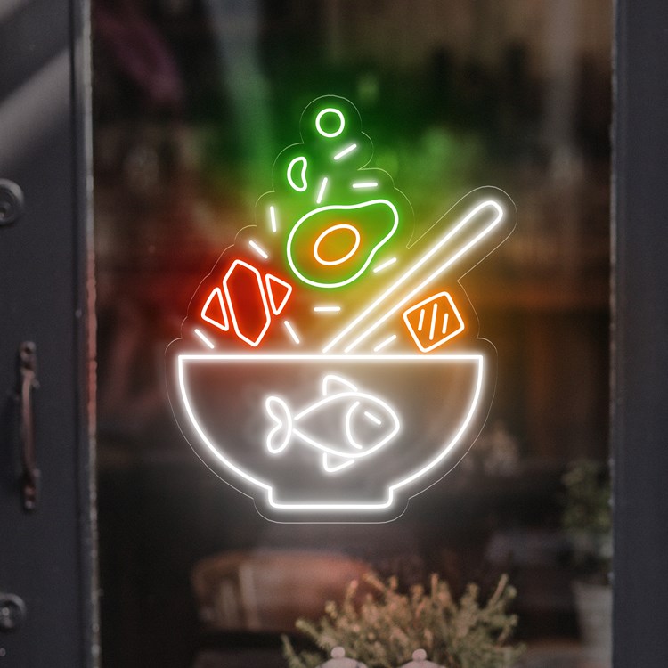 Picture of Poke Bowl Neon Sign