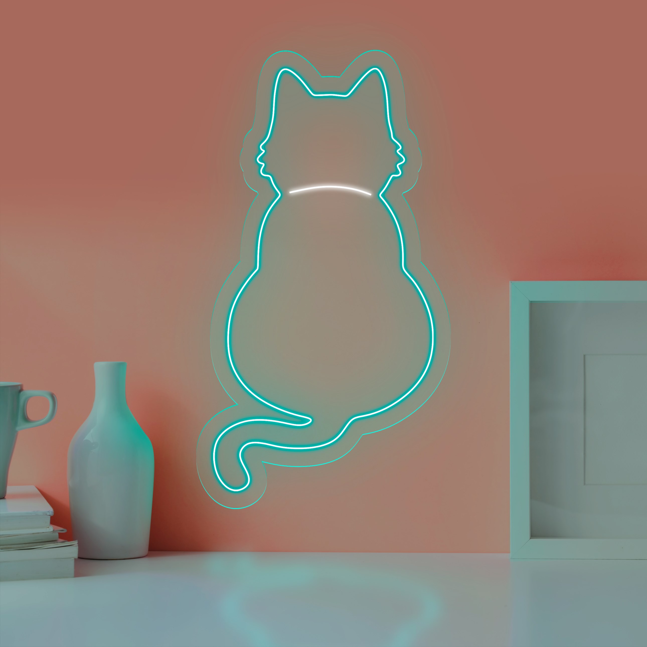 Immagine di Neon Sagoma Gatto