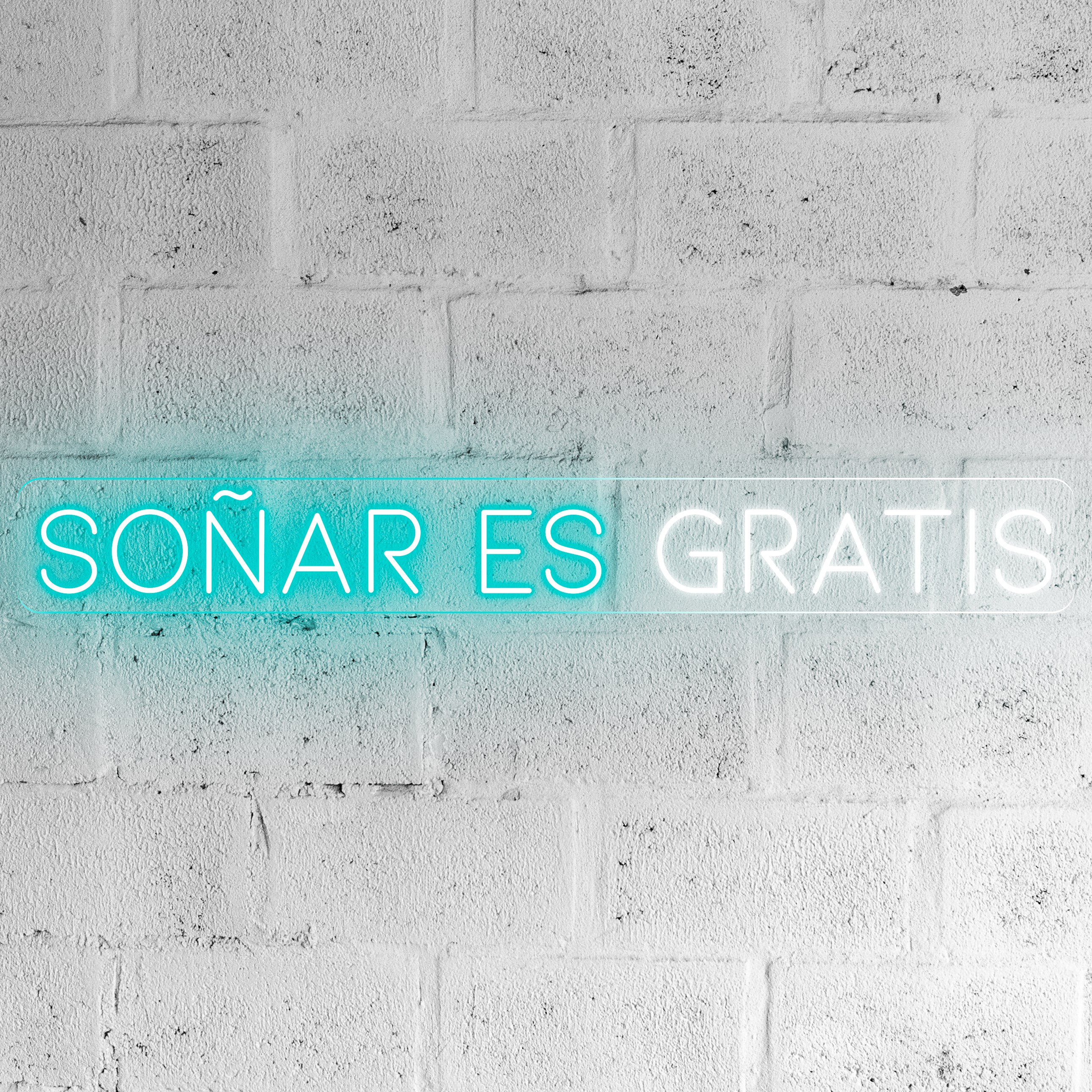 Imagen de Neón frase "soñar es gratis"