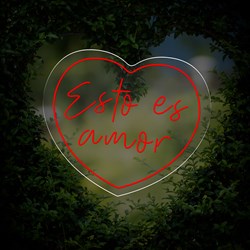 Mostrar detalles de Neón para boda "Esto es amor" Imagen de Neón para boda "Esto es amor"