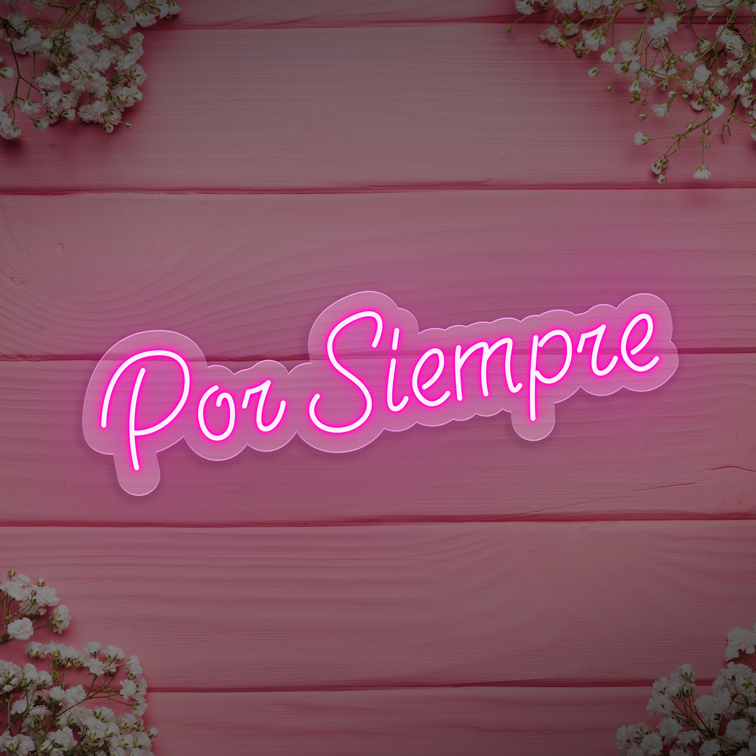 Imagen de Neón para boda "Por siempre"