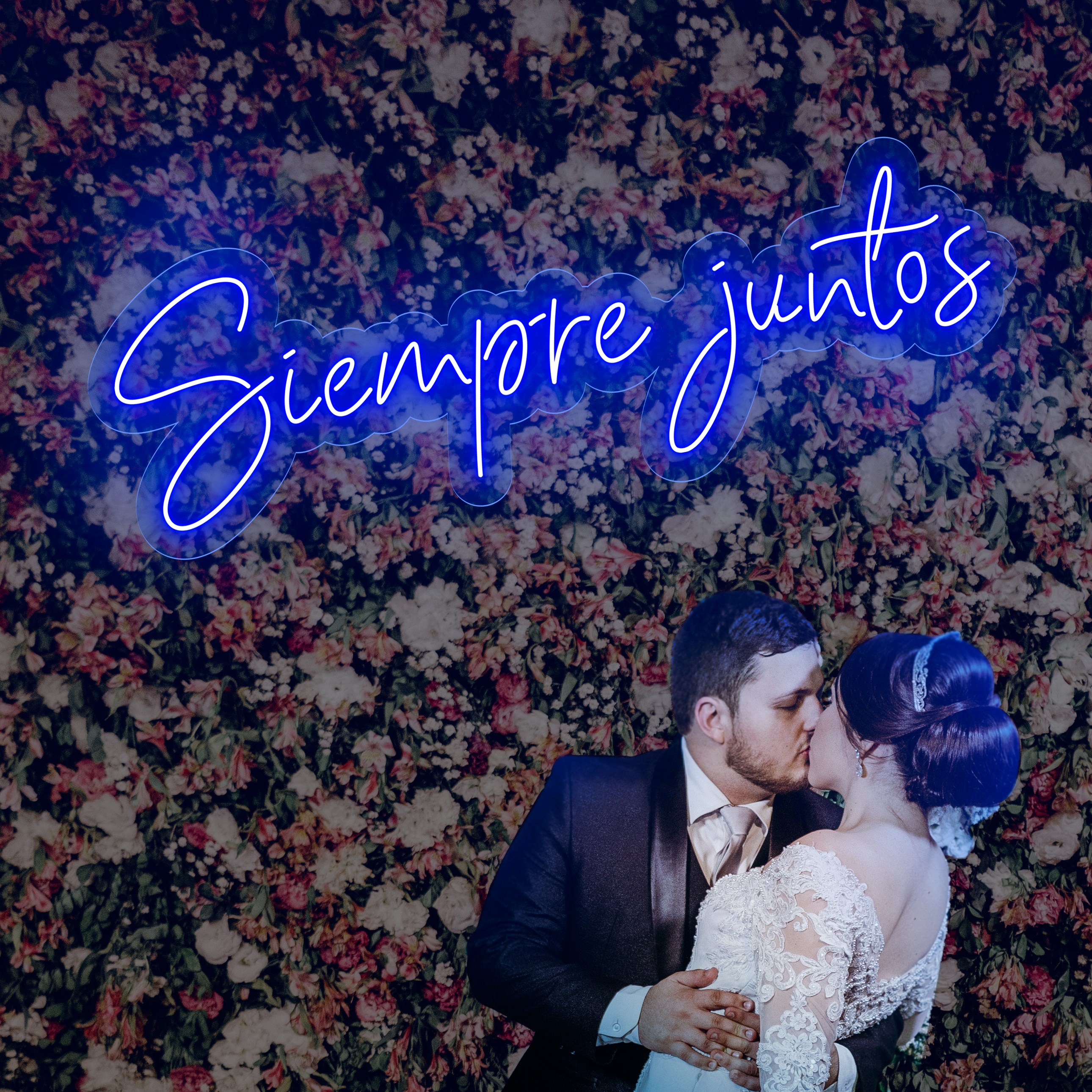 Imagen de Neón para boda "Siempre Juntos"