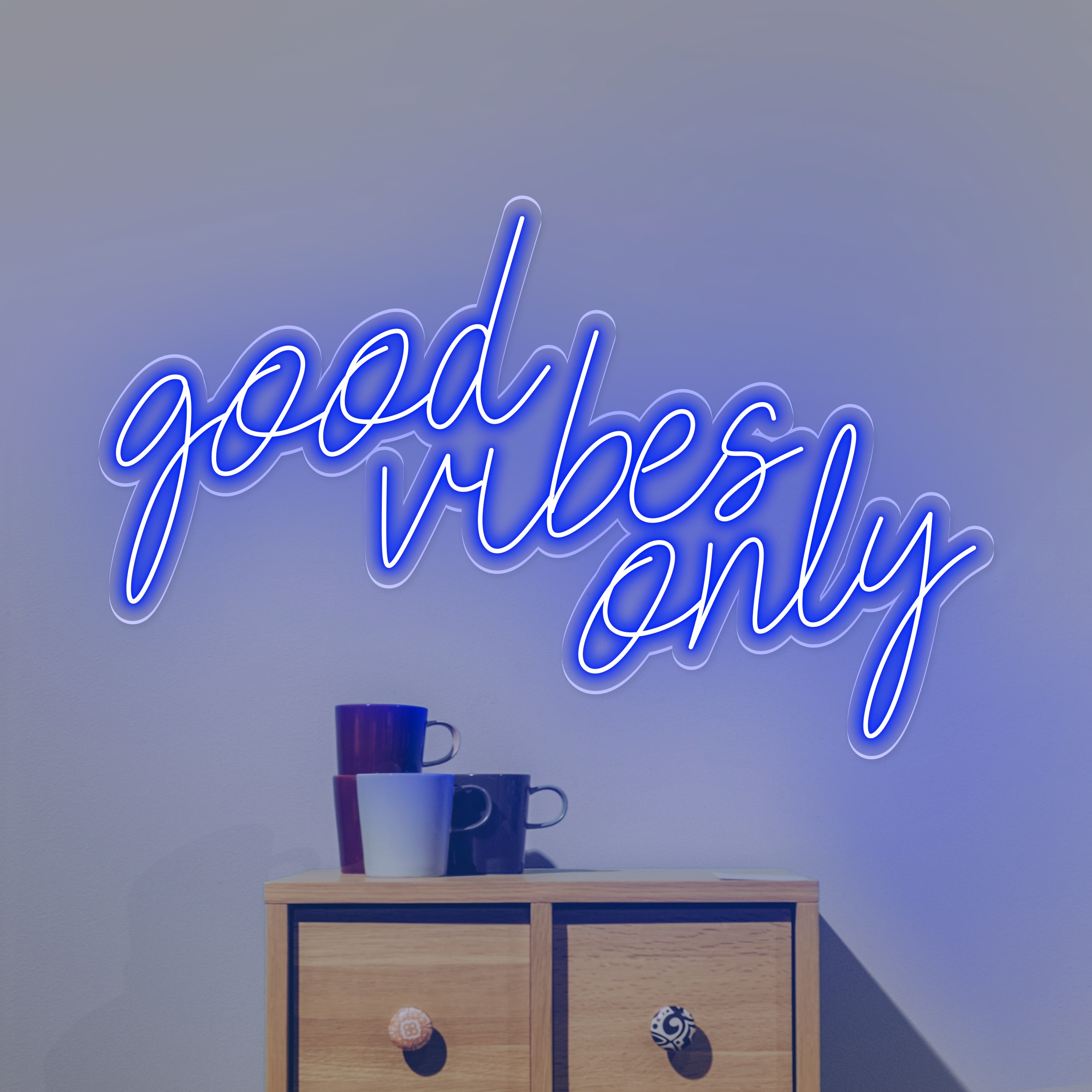 Picture of "Good Vibes Only" Neon Sign