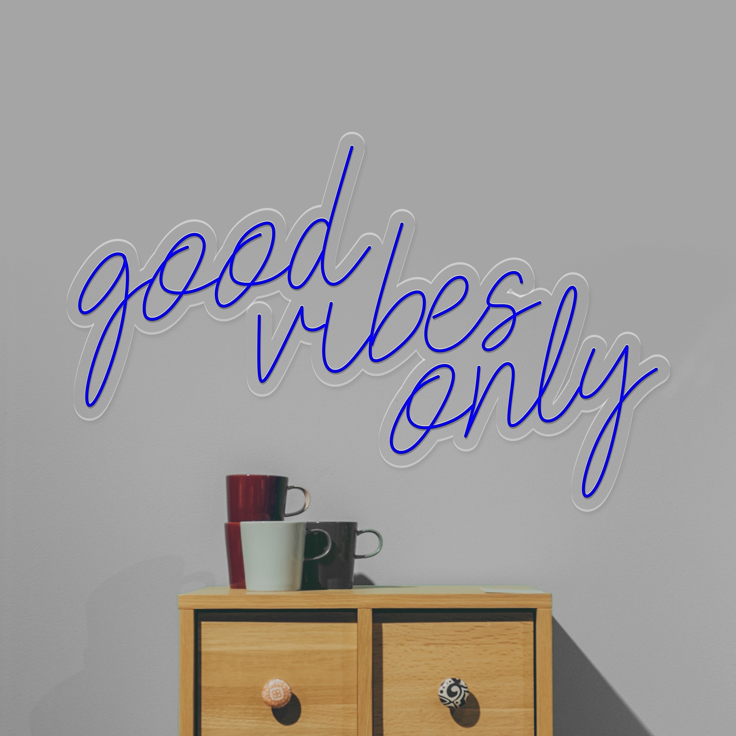 Picture of "Good Vibes Only" Neon Sign
