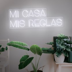 Imagen de Neón "Mi Casa Mis Reglas"