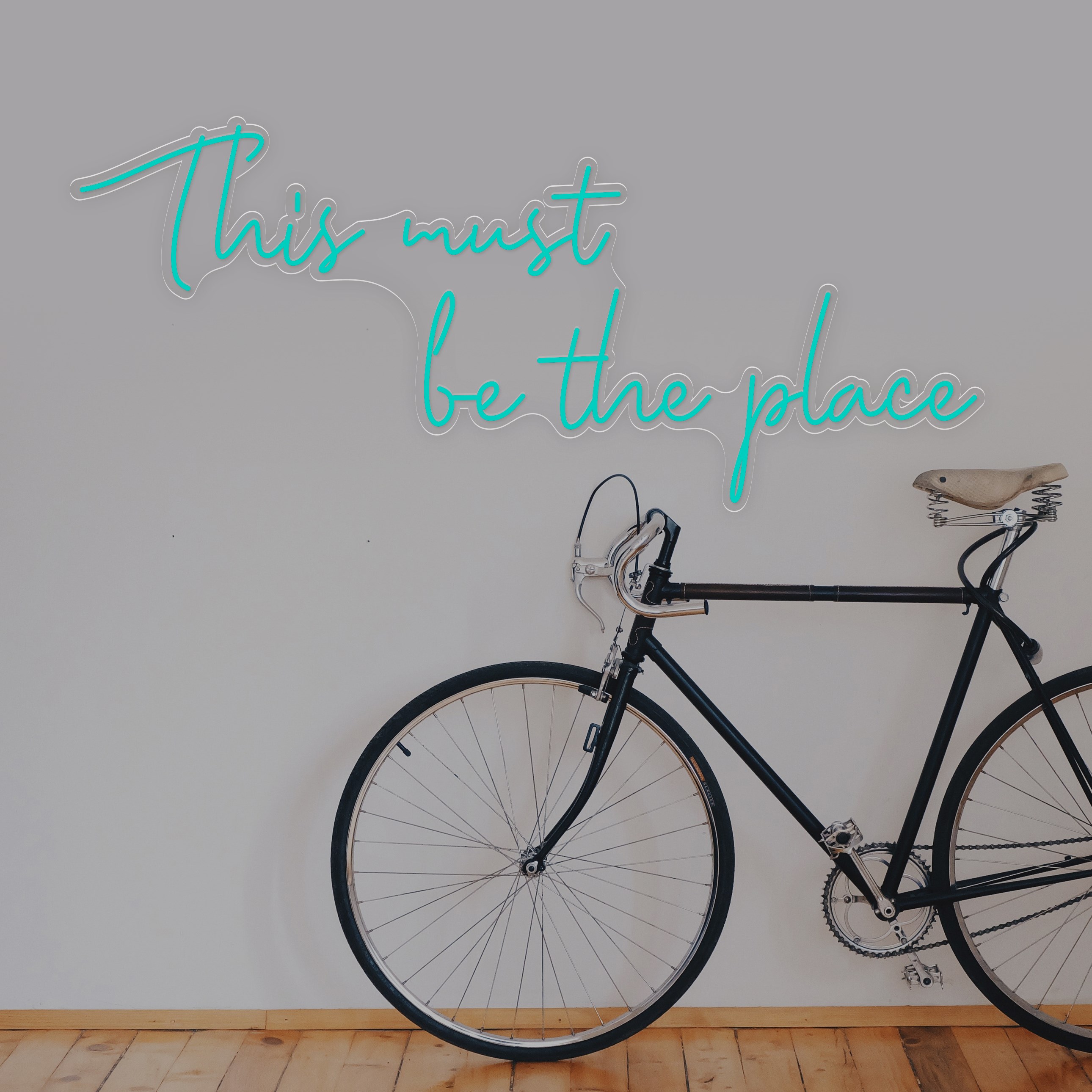 Imagen de Neón "This Must Be The Place"