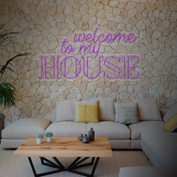 Imagen de Neón "Welcome To My House"