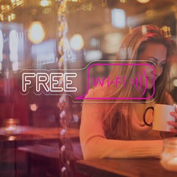 Zeige Details für Neon "Free Wifi" Bild von Neon "Free Wifi"