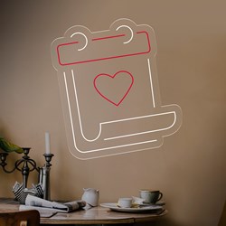 Picture of Valentine Calendar Neon Sign