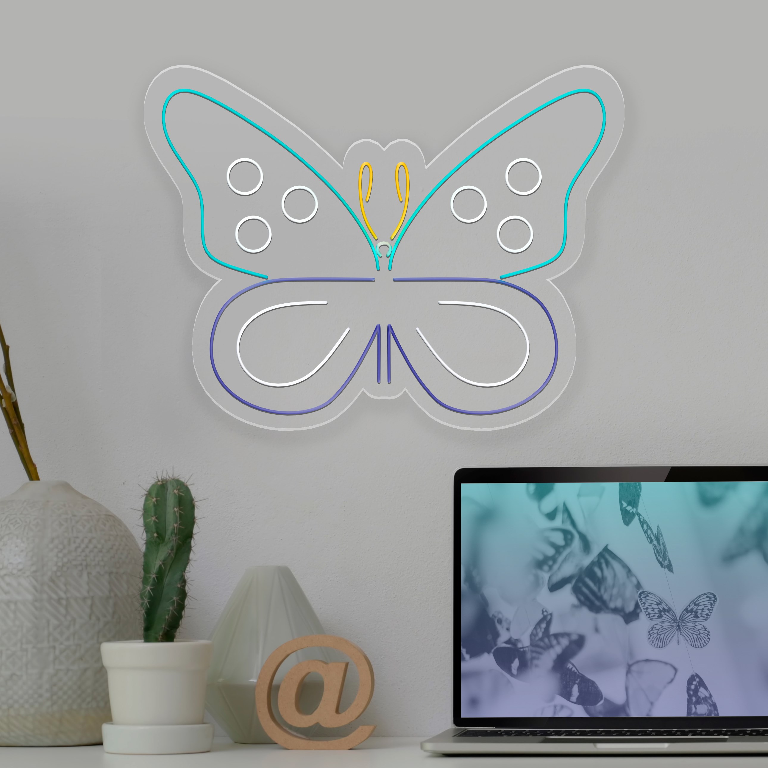 Picture of Blue Butterfly Neon