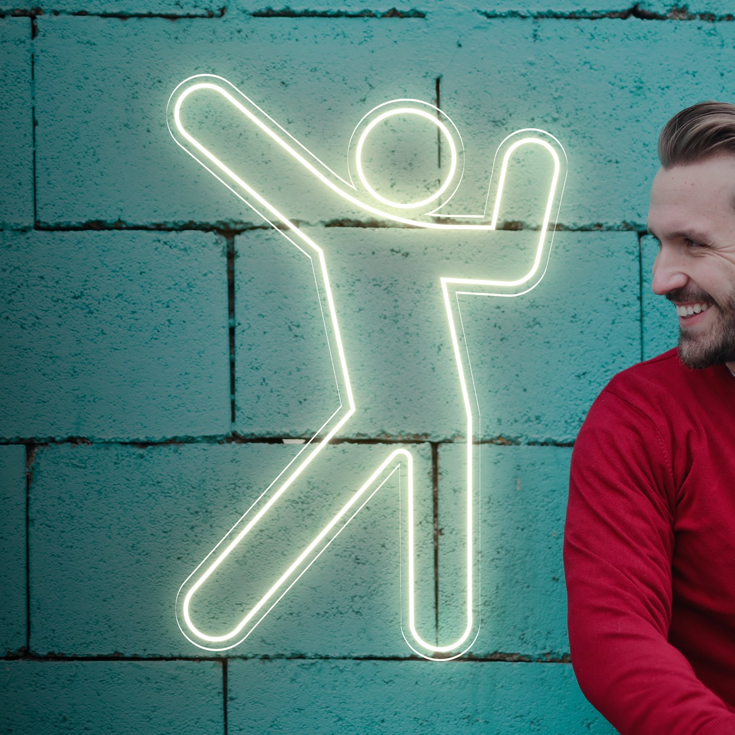 Picture of Simple Dancing Boy Neon Sign