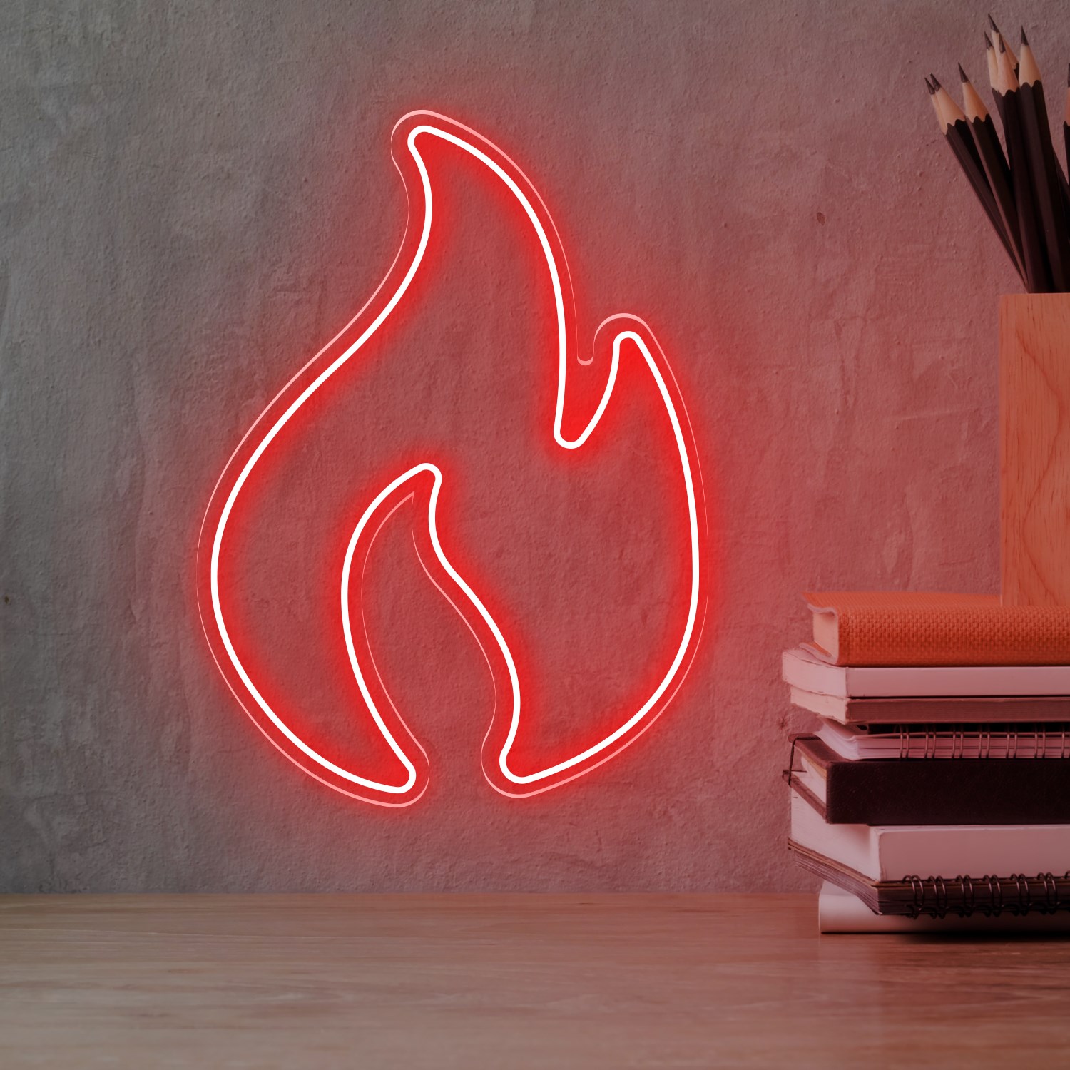 Bild von Günstige Neon Feuer