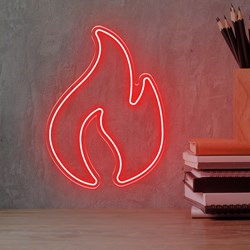 Picture of Simple Fire/Flame Neon Sign