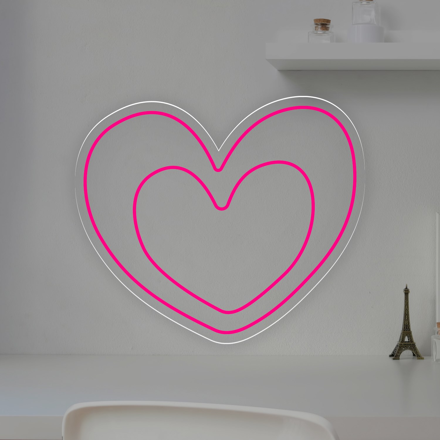 Picture of Heart Shape Neon Sign #2