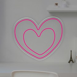 Show details for Heart Shape Neon Sign #2 Picture of Heart Shape Neon Sign #2