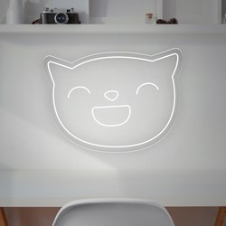 Show details for Cute Cat Neon Sign Picture of Cute Cat Neon Sign
