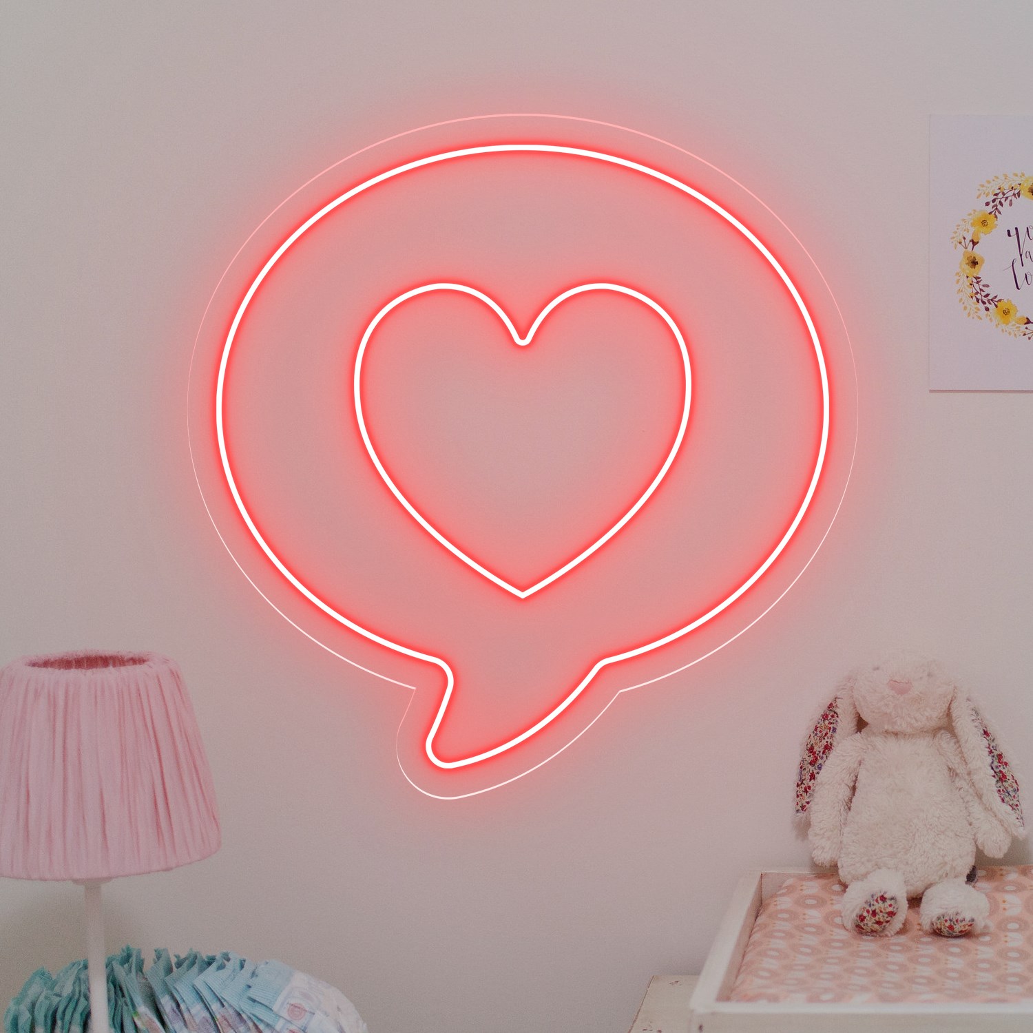 Picture of Heart Shape Neon Sign