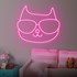 Immagine di Neon economico Gatto con Occhiali, Immagine 1