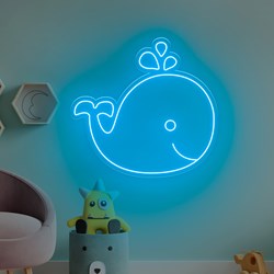 Zeige Details für Günstige Neon Walfisch Bild von Günstige Neon Walfisch