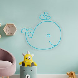 Zeige Details für Günstige Neon Walfisch Bild von Günstige Neon Walfisch