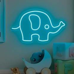 Zeige Details für Günstige Neon Elefant Bild von Günstige Neon Elefant