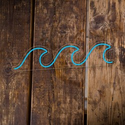 Show details for Waves Neon Sign Picture of Waves Neon Sign
