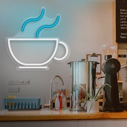 Show details for Cup of Coffee Neon Sign Picture of Cup of Coffee Neon Sign