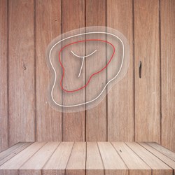 Show details for Beef Steak Neon Sign Picture of Beef Steak Neon Sign