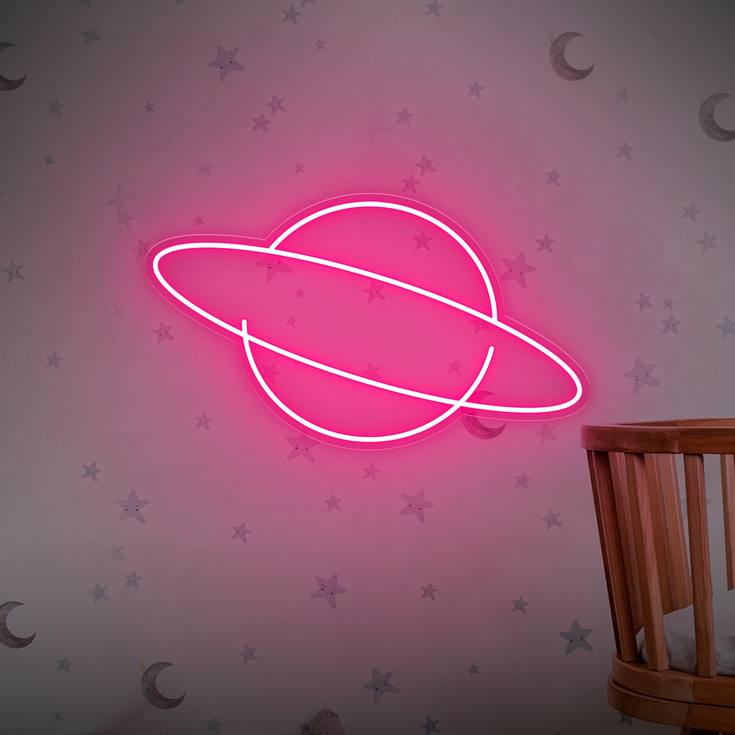 Picture of Saturn Neon Sign