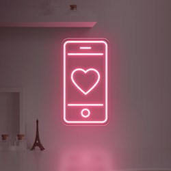Show details for Cellphone Neon Sign Picture of Cellphone Neon Sign