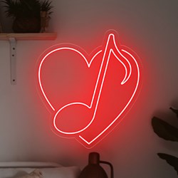 Show details for Low-Cost Love Music Neon Sign Picture of Low-Cost Love Music Neon Sign