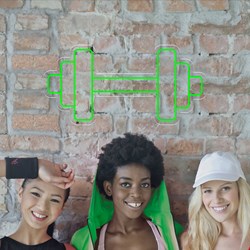 Zeige Details für Günstige Neon Kurzhantel Bild von Günstige Neon Kurzhantel