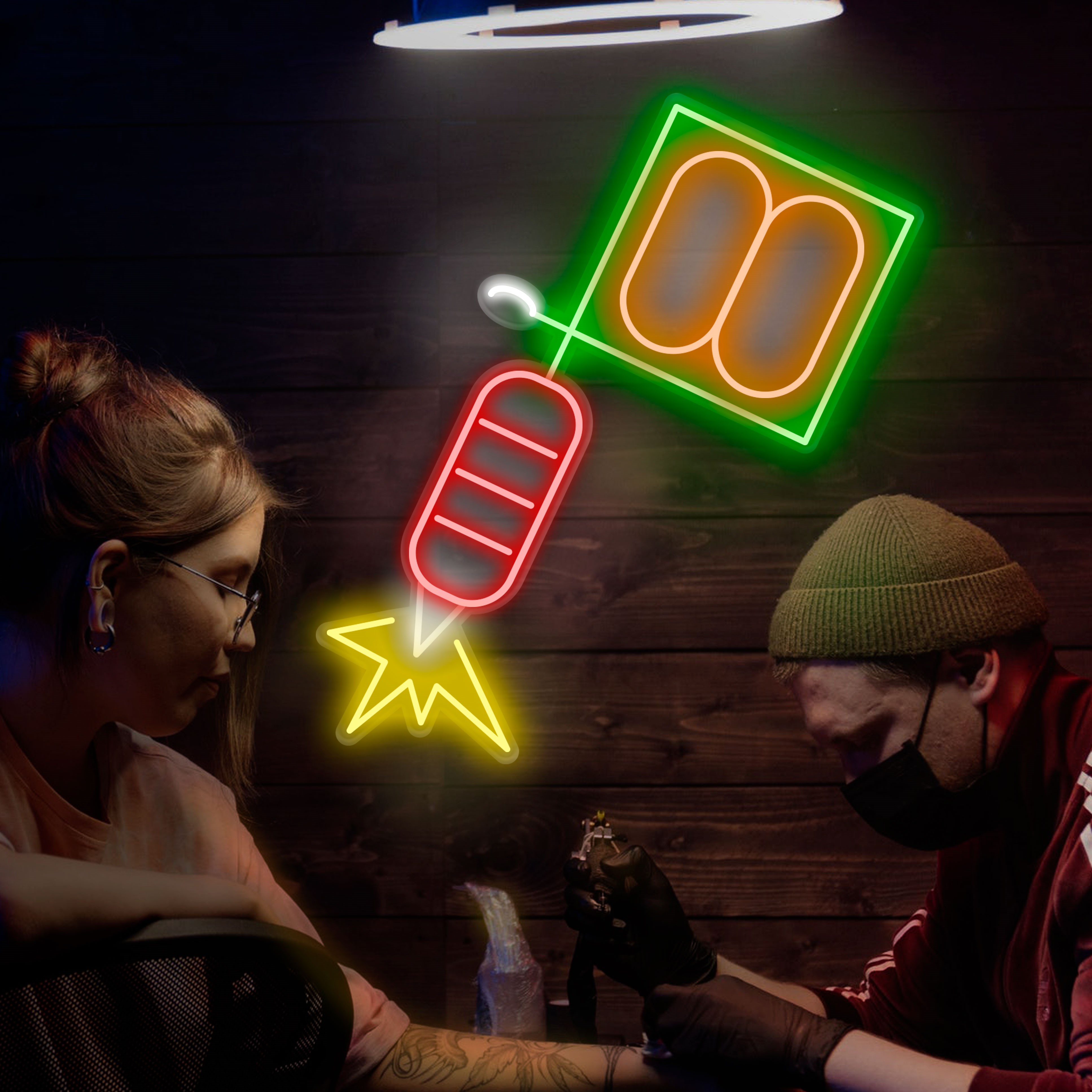 Immagine di Neon Tattoo Machine