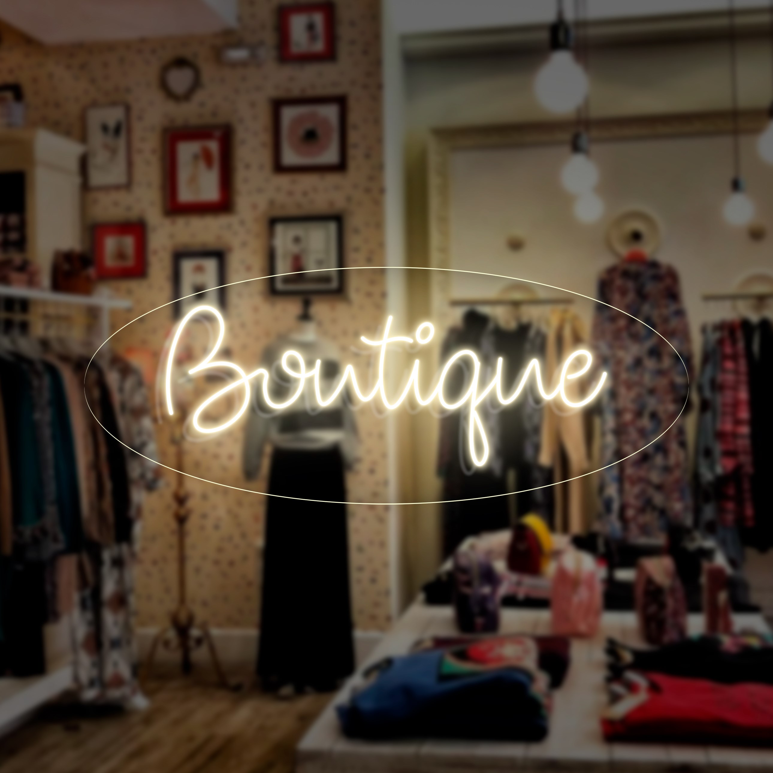 Picture of "Boutique" Neon Sign