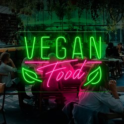 Show details for "Vegan Food" Neon Sign Picture of "Vegan Food" Neon Sign