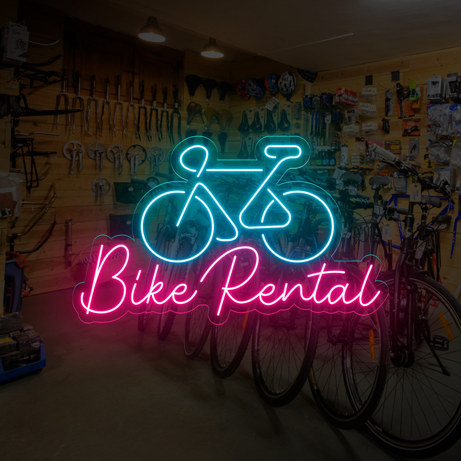 Immagine di Neon "Noleggio Bici"