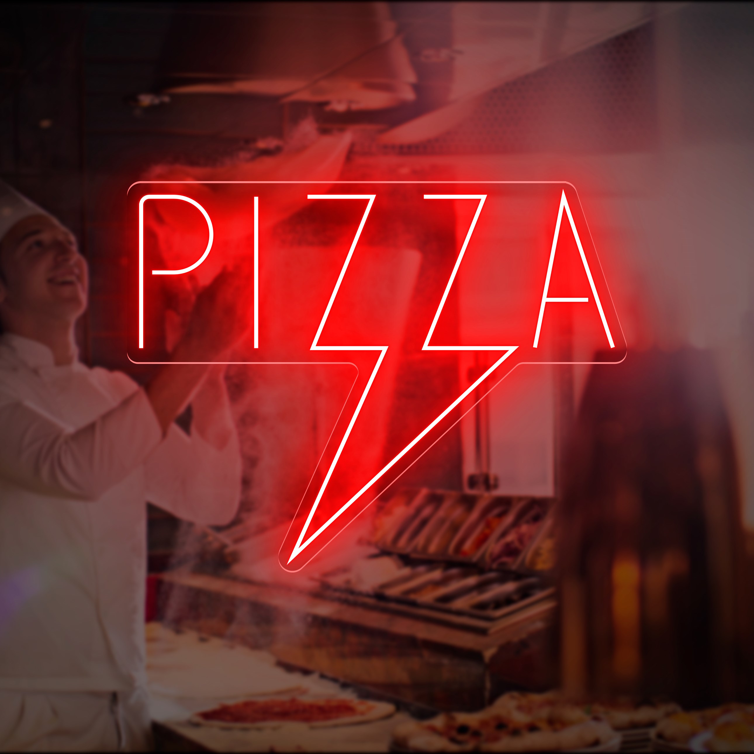 Bild von Neon "Pizza Ray"