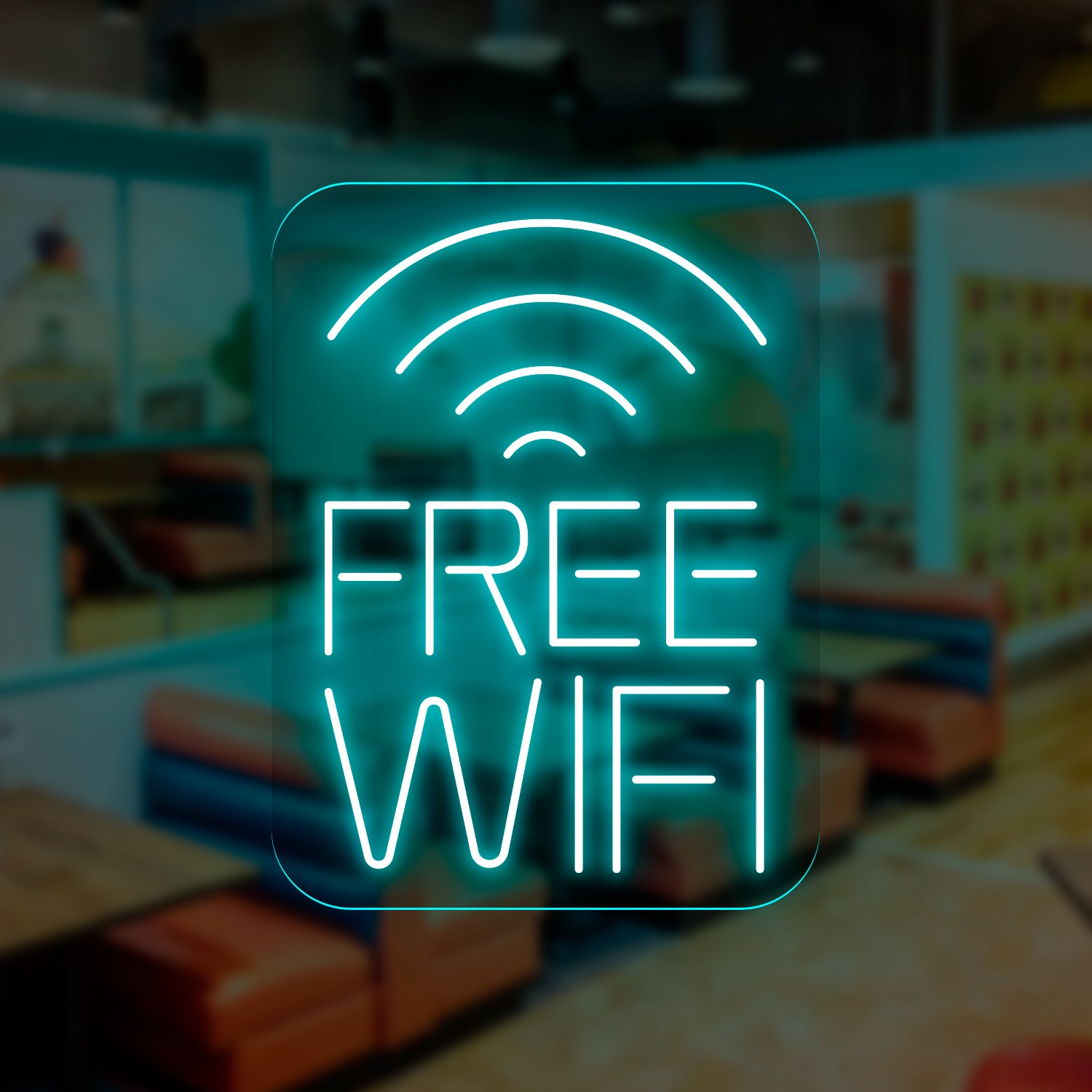 Picture of "Free Wifi" Neon Sign