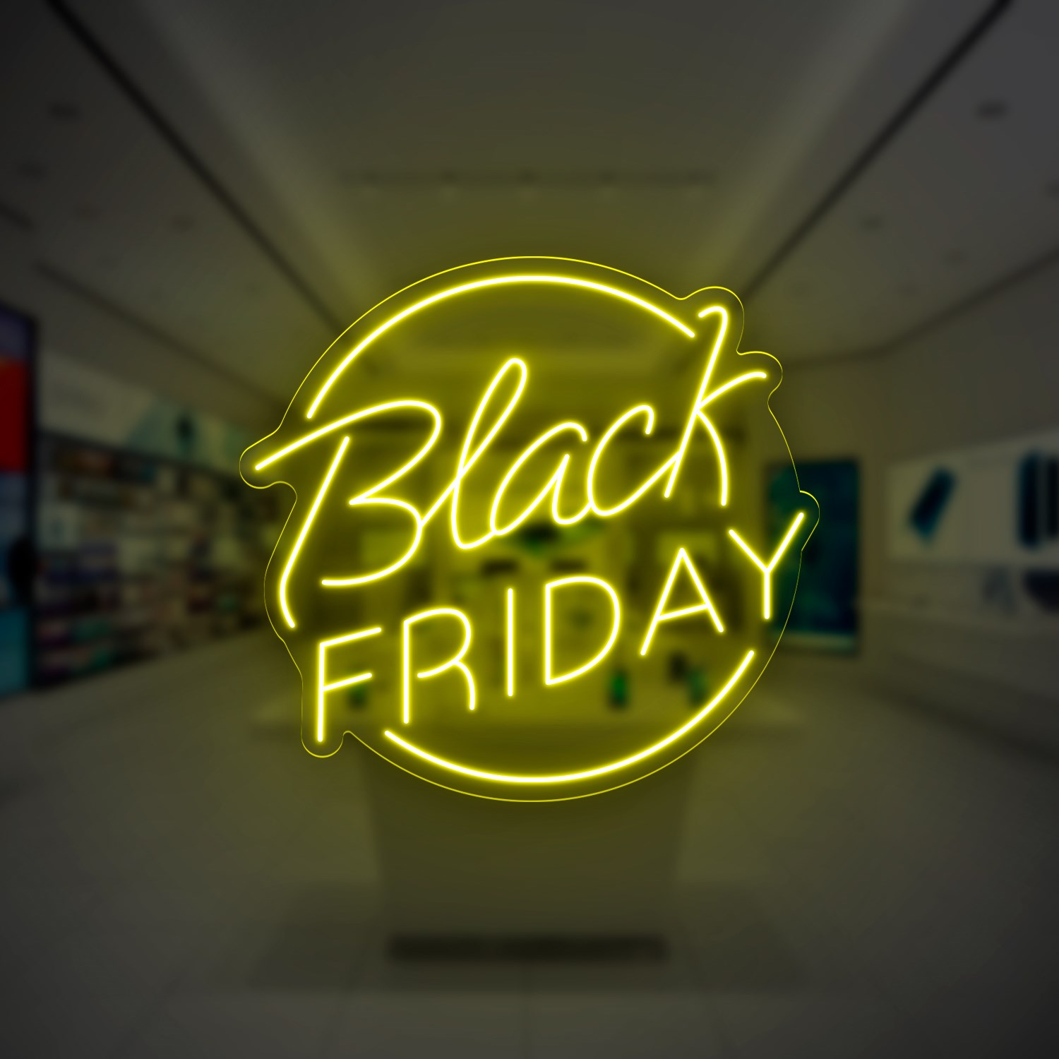 Bild von Neon für "Black Friday"