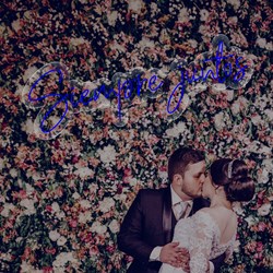 Picture of "Siempre Juntos" Wedding Neon Sign