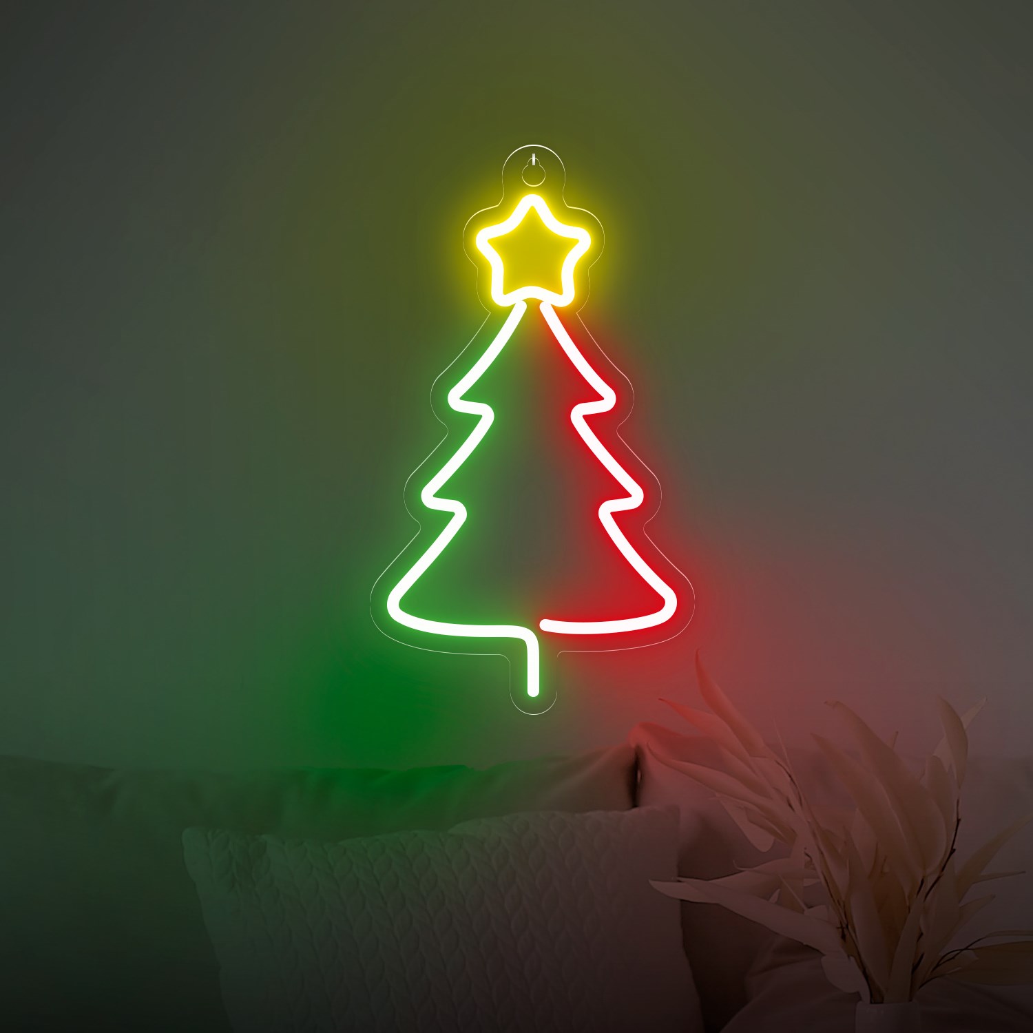 Bild von Günstige Neon Tannenbaum