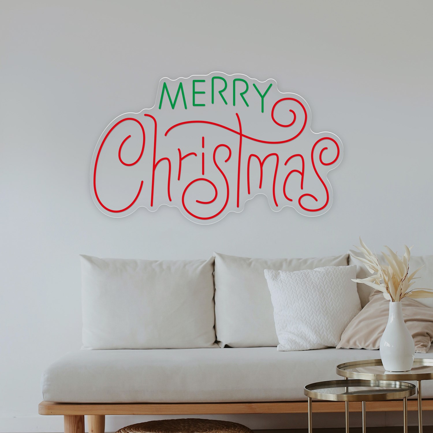 Immagine di Neon Natalizio "Merry Christmas"