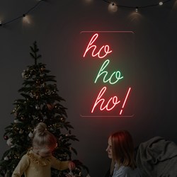 Imagen de Neón para Navidad "Ho ho ho"
