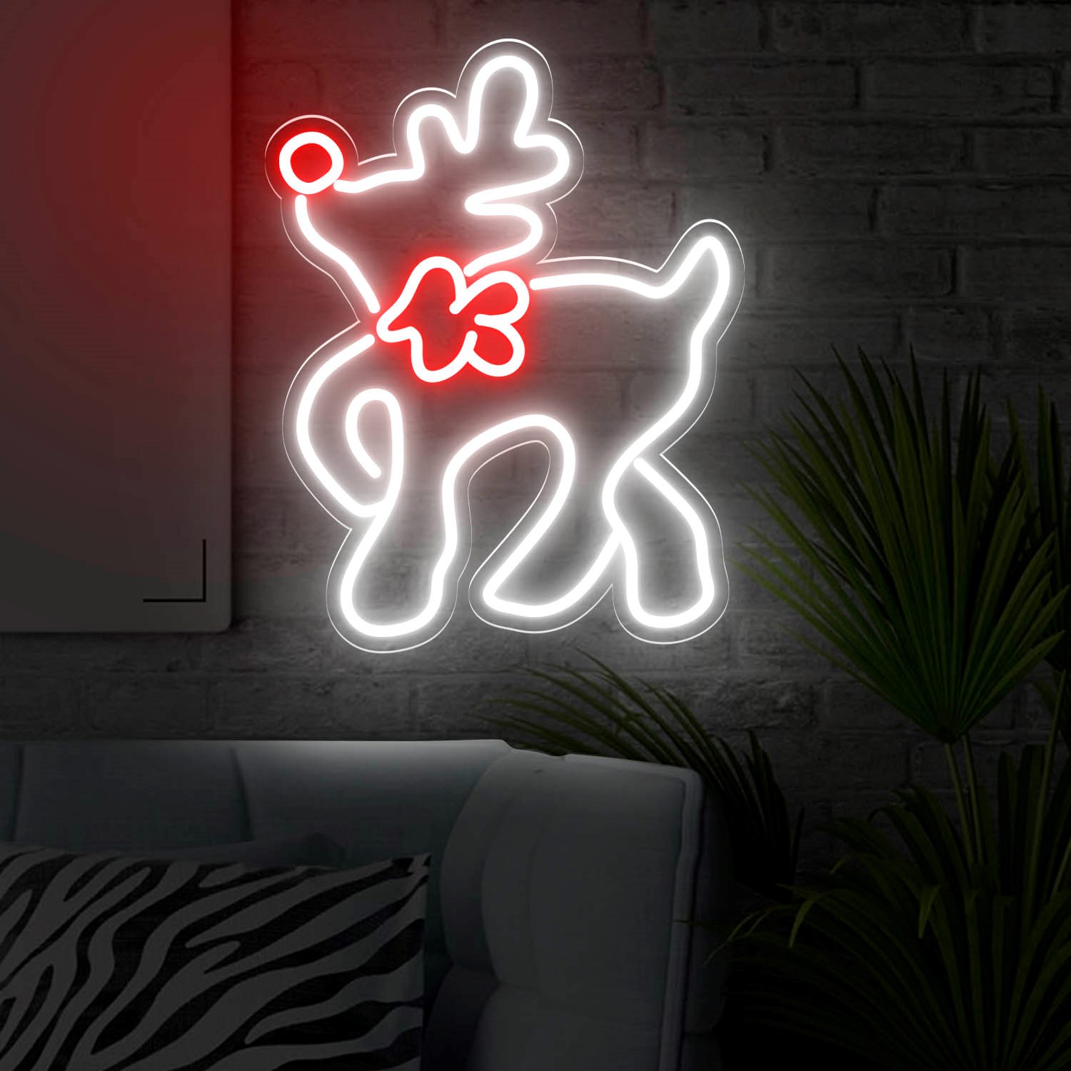 Picture of Christmas Deer Neon Sign