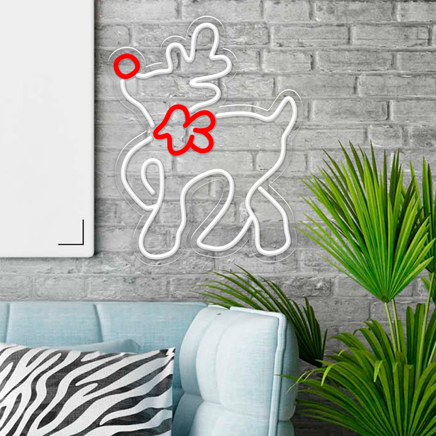 Picture of Christmas Deer Neon Sign