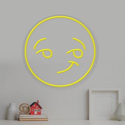 Mostrar detalles de Neón Barato Emoji Picarón Imagen de Neón Barato Emoji Picarón