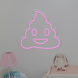 Mostrar detalles de Neón Barato Emoji Caca Imagen de Neón Barato Emoji Caca