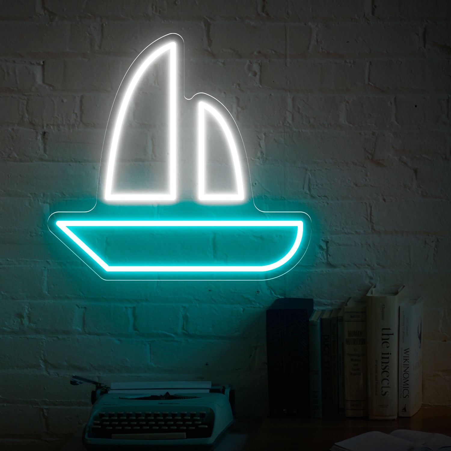 Bild von Günstige Neon Segelboot