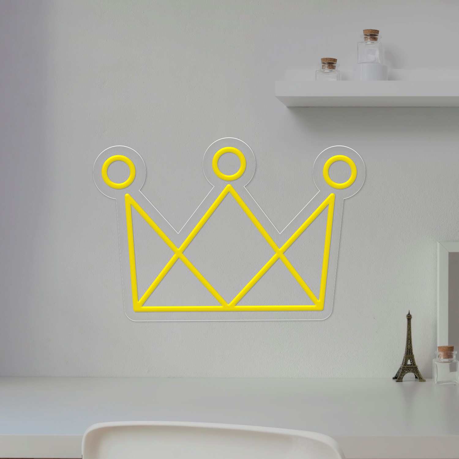 Picture of Simple Crown Neon Sign