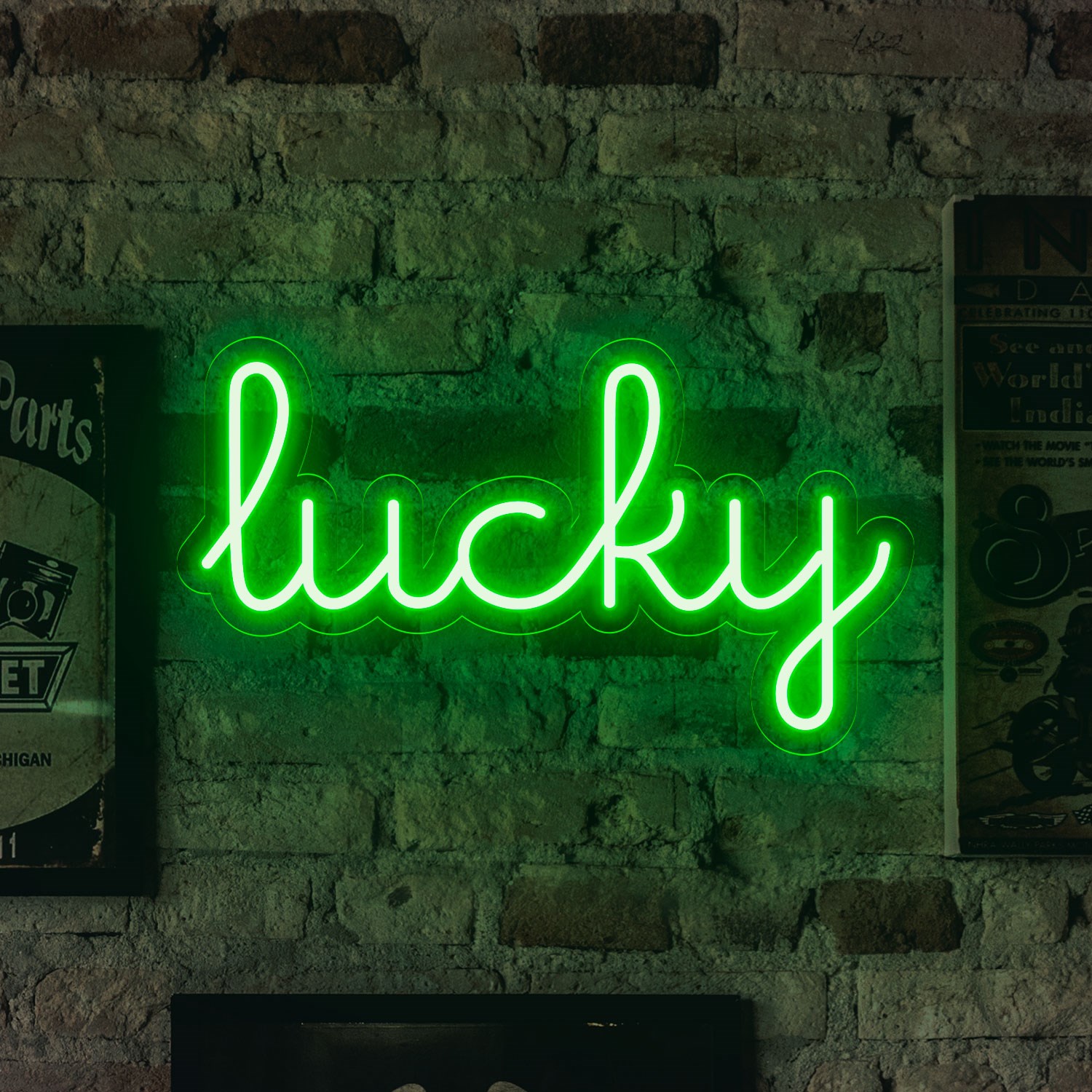 Immagine di Neon economico "Lucky"